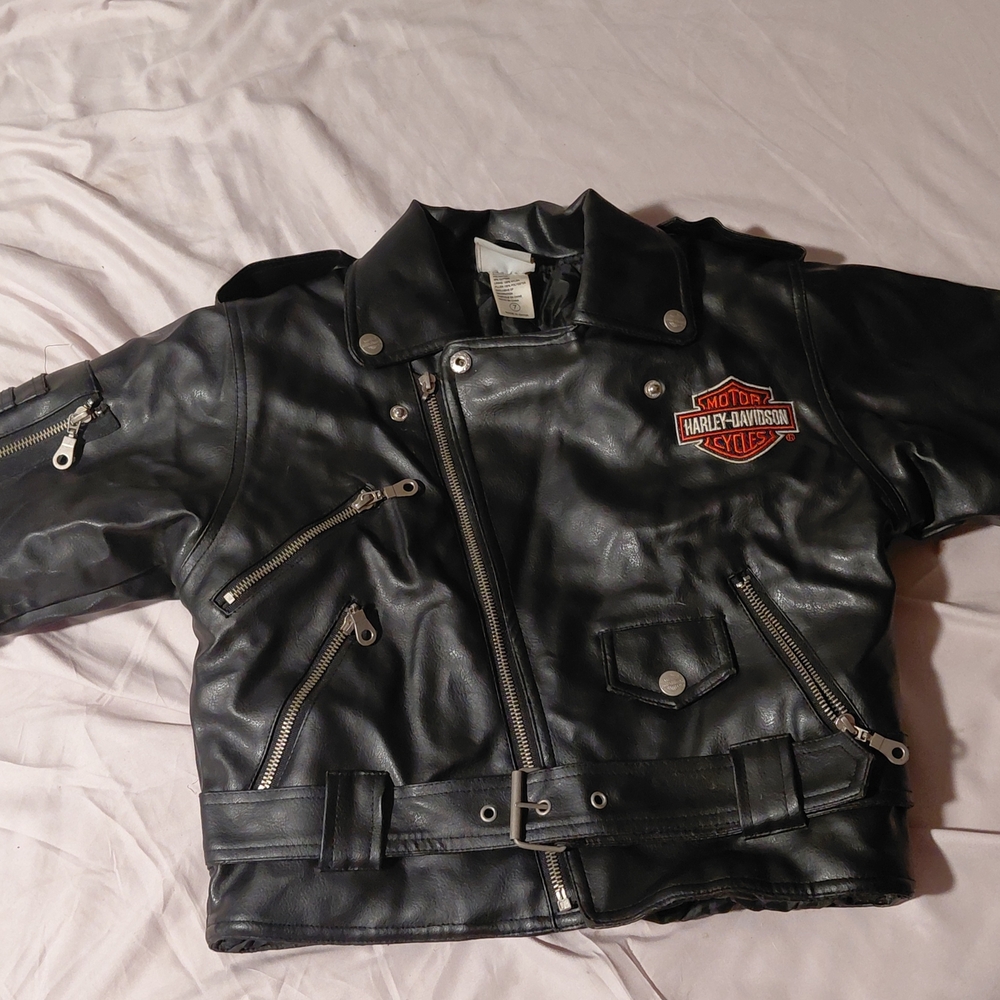 Harley-Davidson Kids Black Leather Jacket